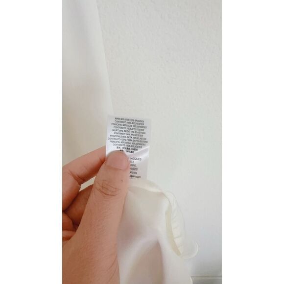 sleep with jacques francine slip dress white size 1 (US4) - Picture 13 of 13